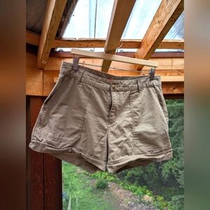 Beige/tan cotton shorts